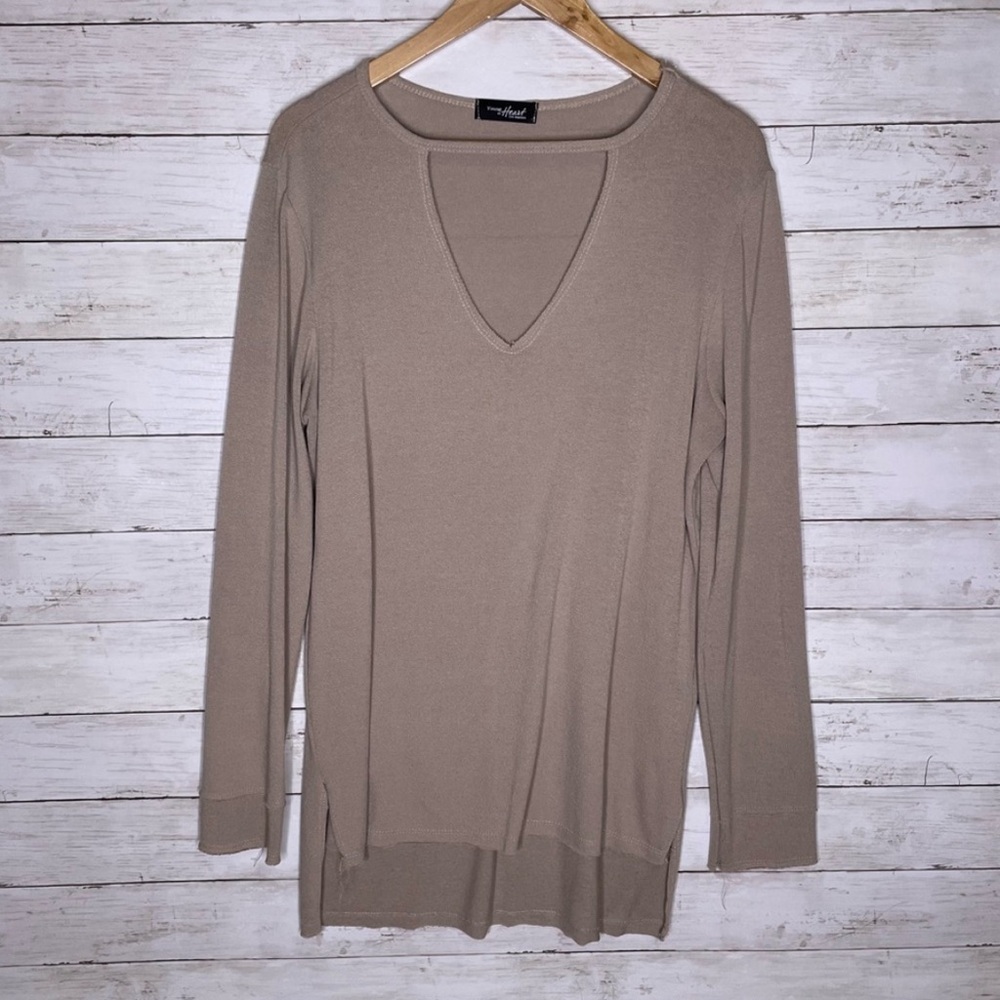 Young At Heart Choker Neck Sweater Top